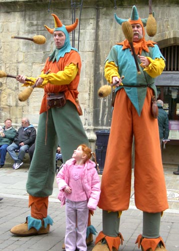 Medieval-Jesters-Stilt-Walk