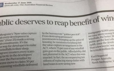 Public deserves to reap benefit of windfall