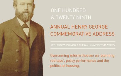 The 129th Henry George Commemorative Address