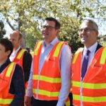 Premier Dan Andrews in High Vis