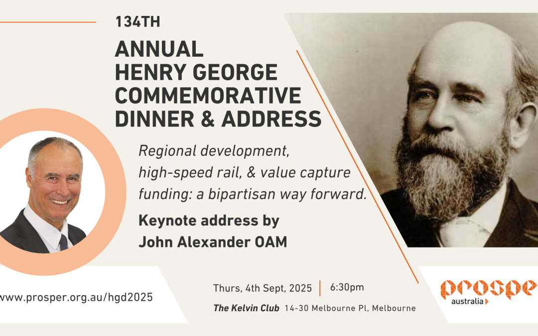 2025 Annual Henry George Commemorative Address